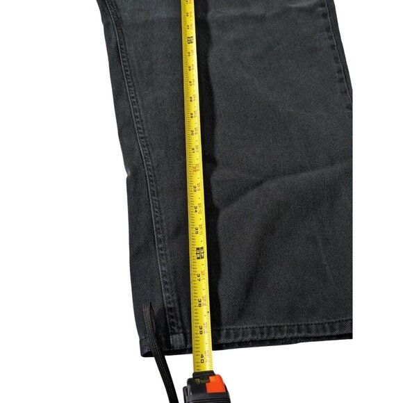 Sean John Mens Black Denim Jeans 48x28 Baggy Hip Hop Y2K Wide Straight Leg - Picture 7 of 16